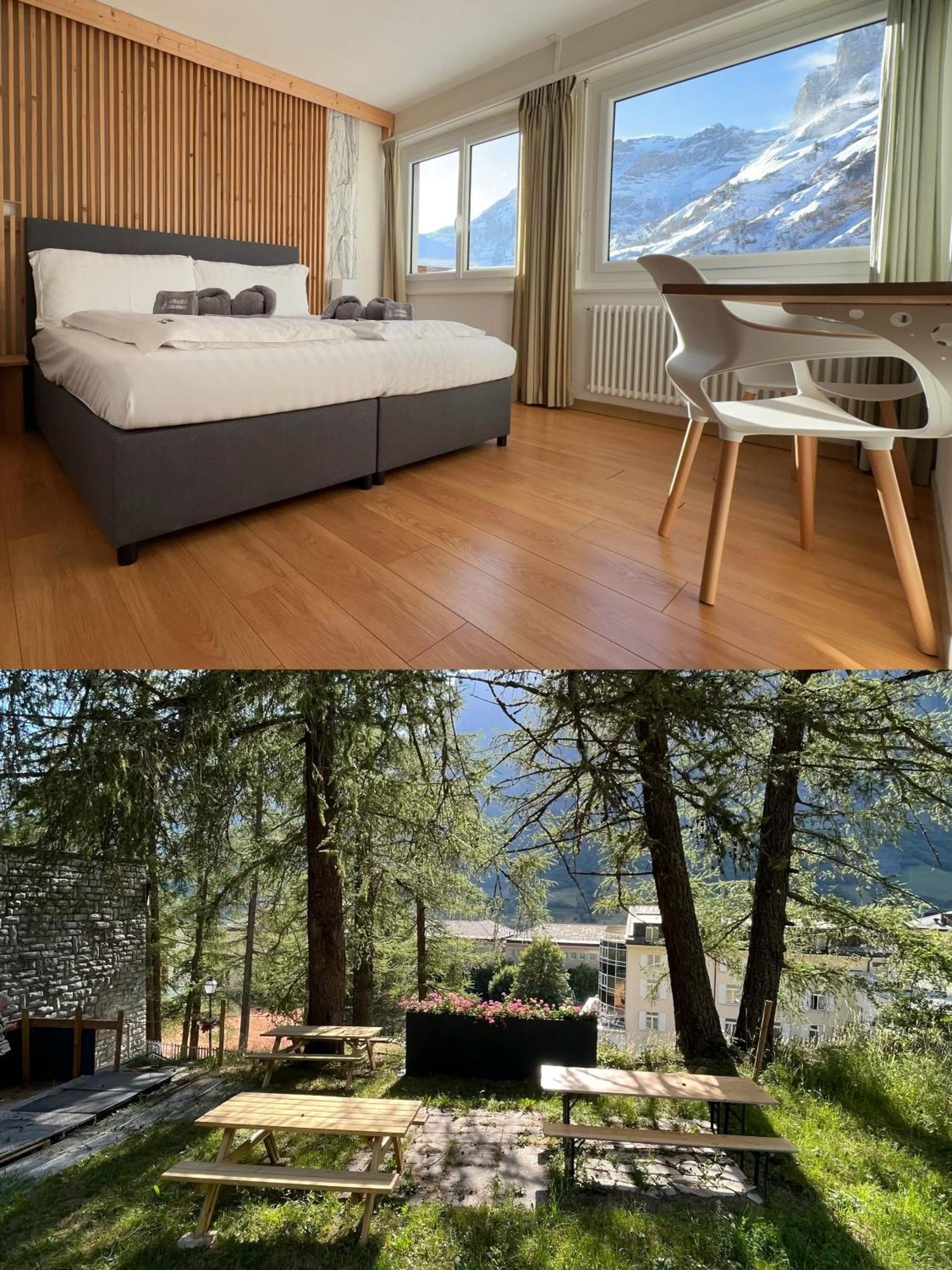 Center, Sauna, View - Haus Linaria Leukerbad Exteriér fotografie